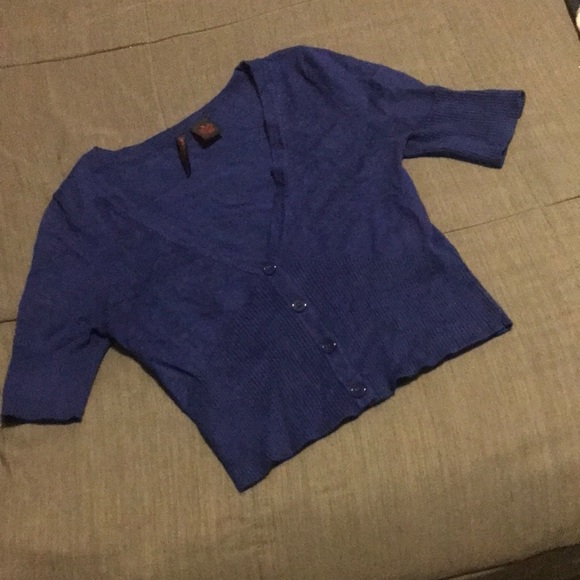 heart~n~crush half-sleeve cardigan, size M - Picture 1 of 1